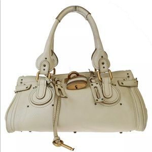 Chloe Logos Paddington Leather Shoulder Bag